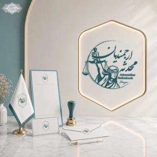 طراحی اختصاصی لوگو وکیل دادگستری مرکز و کانون وکلا