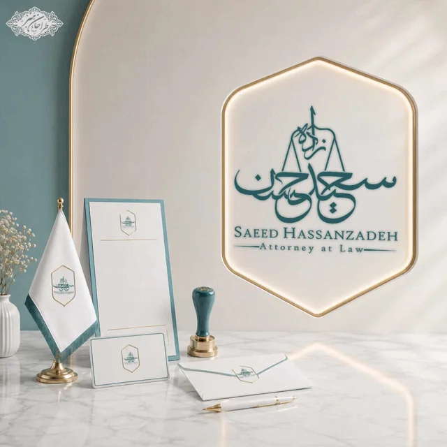 طراحی اختصاصی لوگو وکیل دادگستری مرکز و کانون وکلا