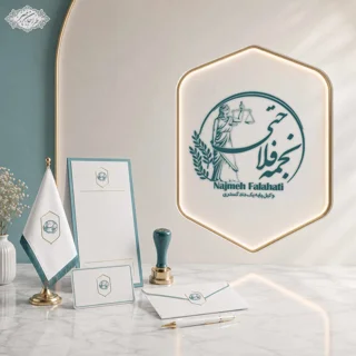 طراحی اختصاصی لوگو وکیل دادگستری مرکز و کانون وکلا