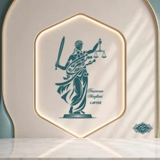 طراحی لوگوی وکالت کد 16