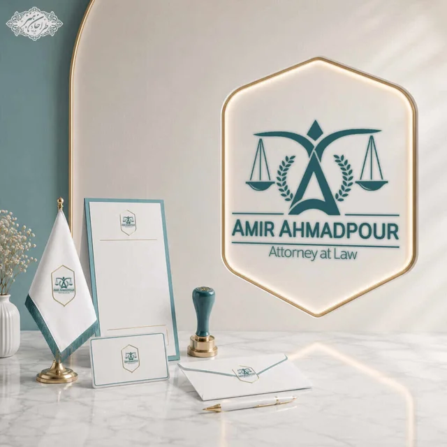 طراحی اختصاصی لوگو وکیل دادگستری مرکز و کانون وکلا