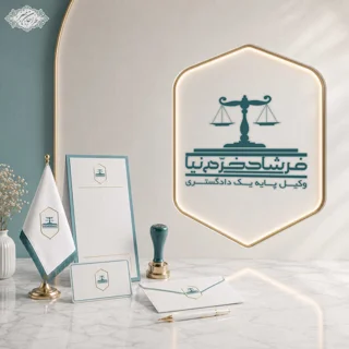 طراحی اختصاصی لوگو وکیل دادگستری مرکز و کانون وکلا