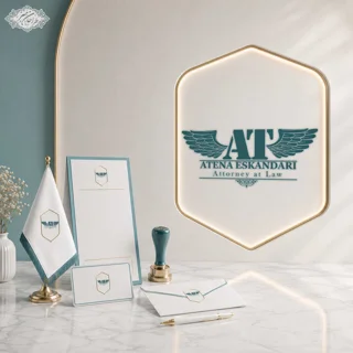 طراحی اختصاصی لوگو وکیل دادگستری مرکز و کانون وکلا
