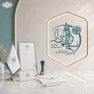 طراحی اختصاصی لوگو وکیل دادگستری مرکز و کانون وکلا
