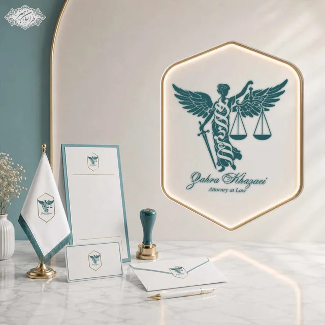 طراحی اختصاصی لوگو وکیل دادگستری مرکز و کانون وکلا