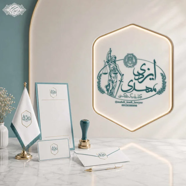 طراحی اختصاصی لوگو وکیل دادگستری مرکز و کانون وکلا