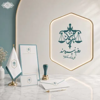 طراحی اختصاصی لوگو وکیل دادگستری مرکز و کانون وکلا