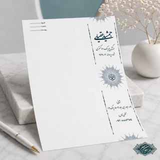 طراحی و چاپ سربرگ وکالت کد 16