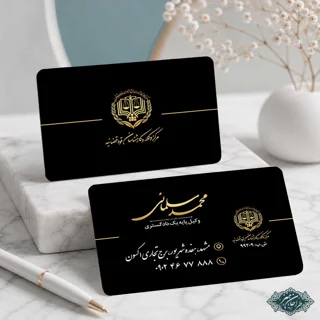 طراحی و چاپ کارت ویزیت وکالت کد 2