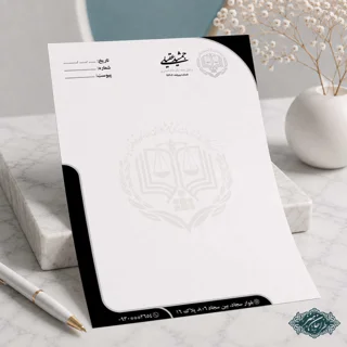 طراحی و چاپ سربرگ وکالت کد 29