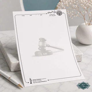 طراحی و چاپ سربرگ وکالت کد 51