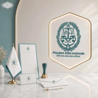 طراحی اختصاصی لوگو وکیل دادگستری مرکز و کانون وکلا